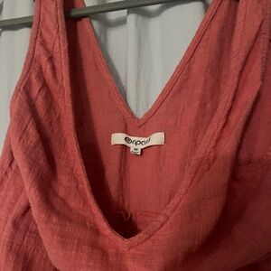 Rip Curl V-Neck Coral Romper